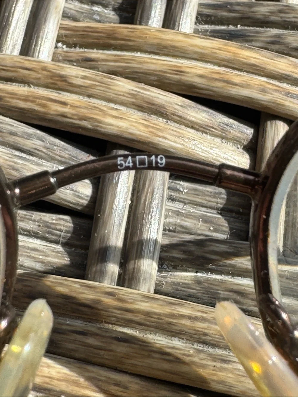 Ti-Flex T1506 Cognac Brown Half Rim Rectangular Eyeglass Frames Only 54-19-140